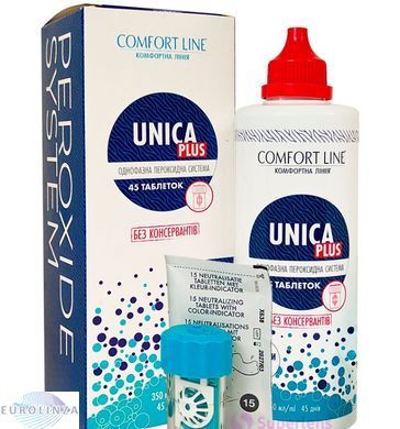 Купити 【Пероксидна система UNICA PLUS 350 ml + 45 пігулок】 за найкращою ціною в інтернет-магазині ЄвроЛінза ✔️ Безкоштовна доставка ✔️ Оплата при отриманні ✔️ Гарантія якості! Пероксидна система UNICA PLUS 350 ml + 45 пігулок фото rdlunpl1_1
